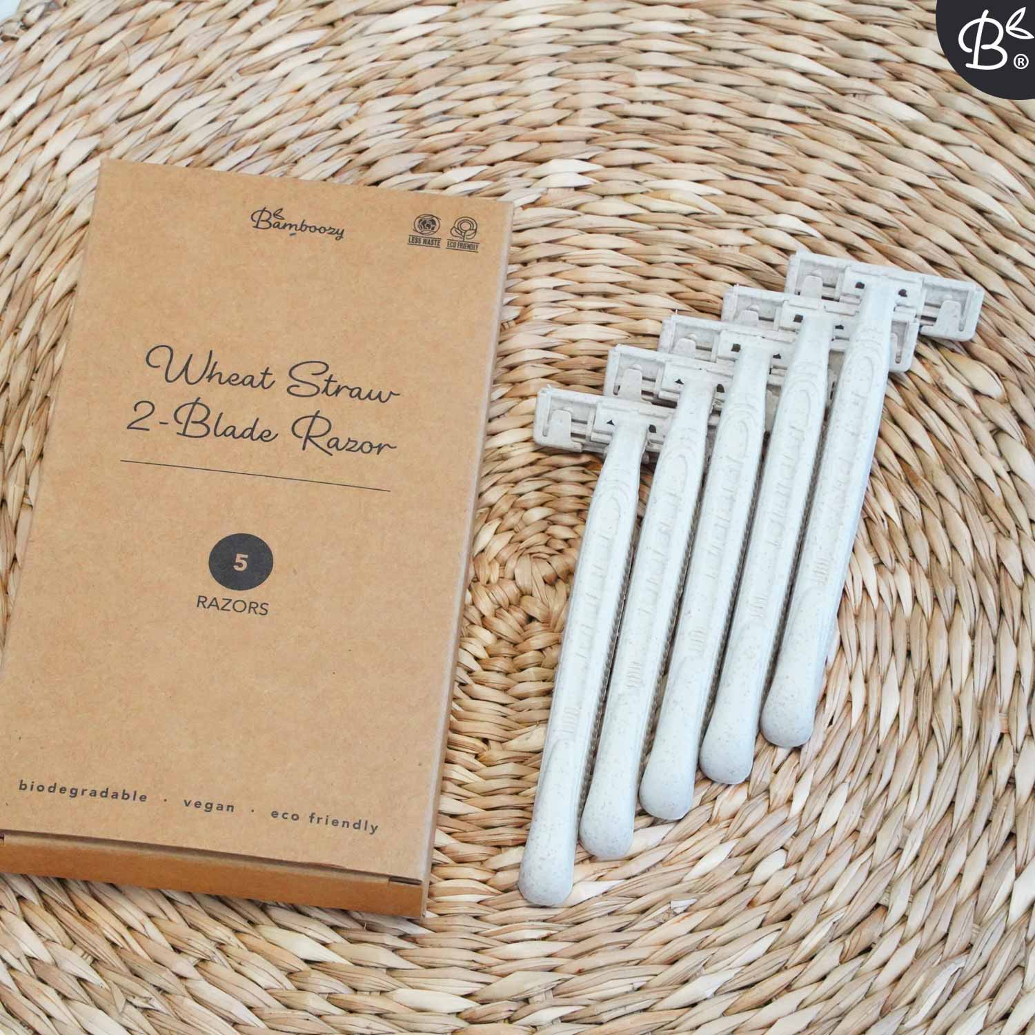 Bamboozy Razor Made of Wheat Straw
