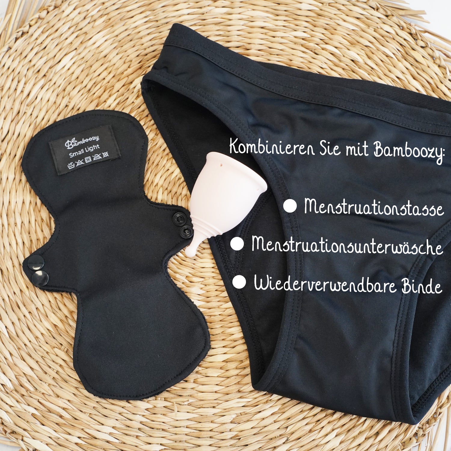 Bamboozy Menstruationsunterwäsche Style 1 Basic Jasmine