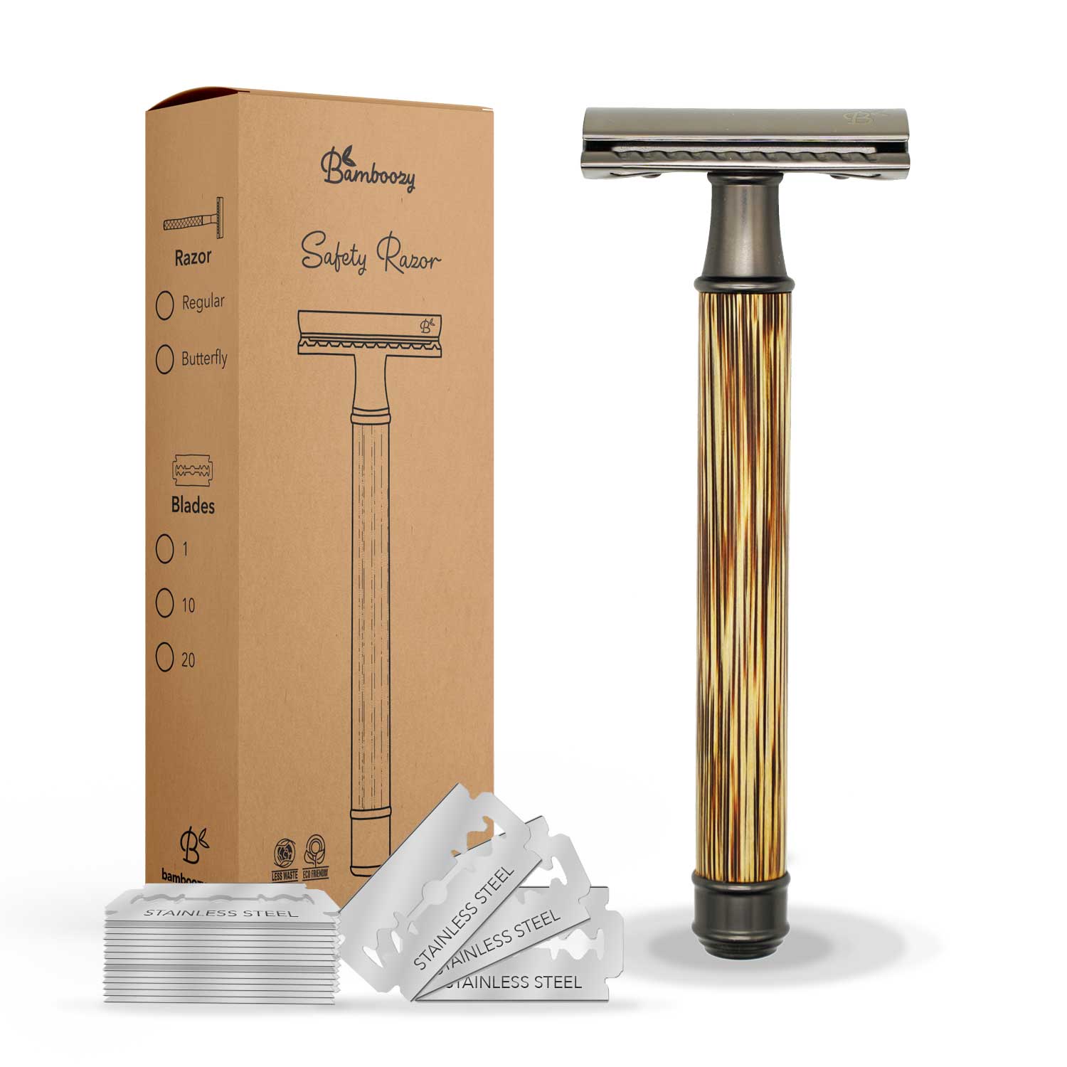 Rasierhobel Safety Razor Bambus Dünner Griff Grip Test