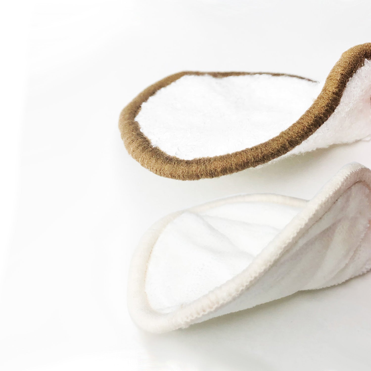 20x Black + White Reusable Cotton Pads 2-Layers