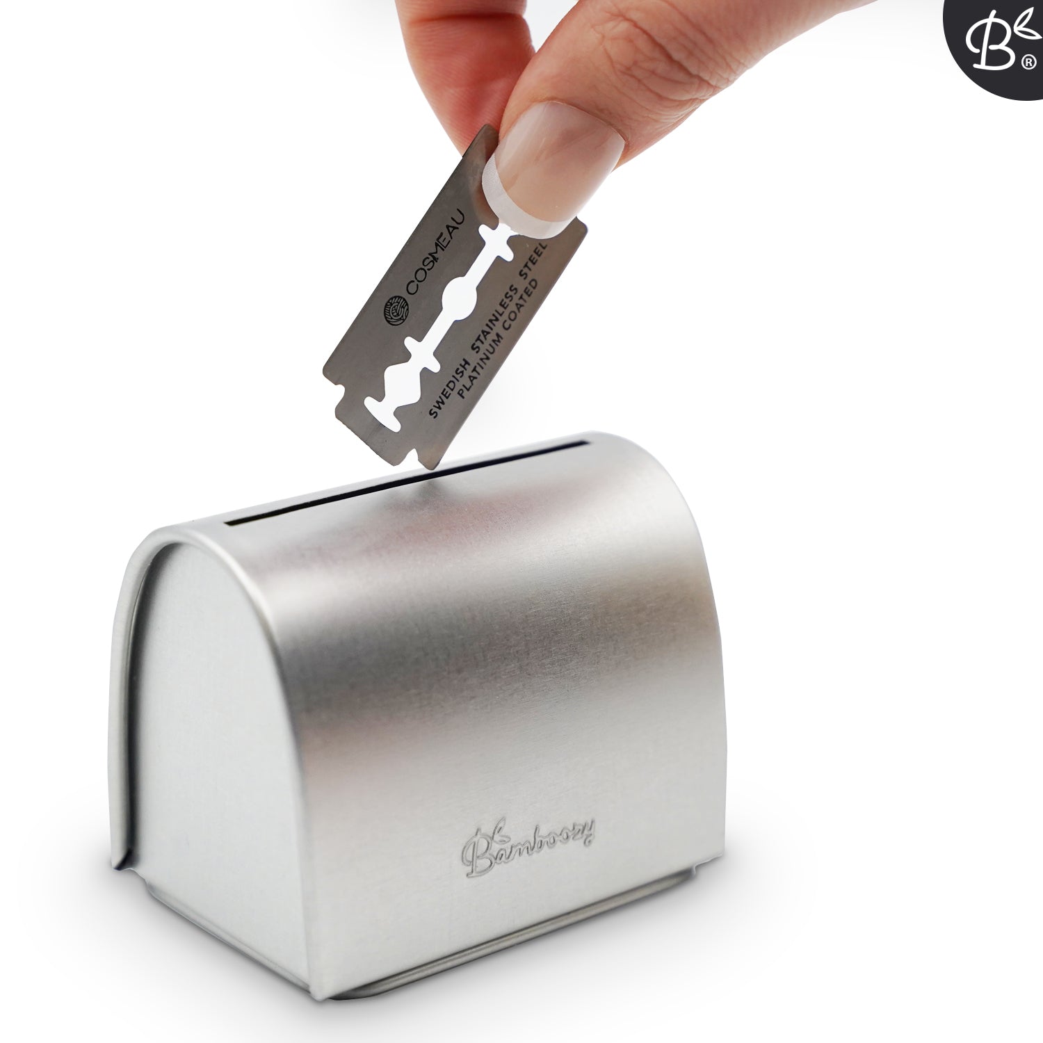 Metallkoffer für gebrauchte Klingen
