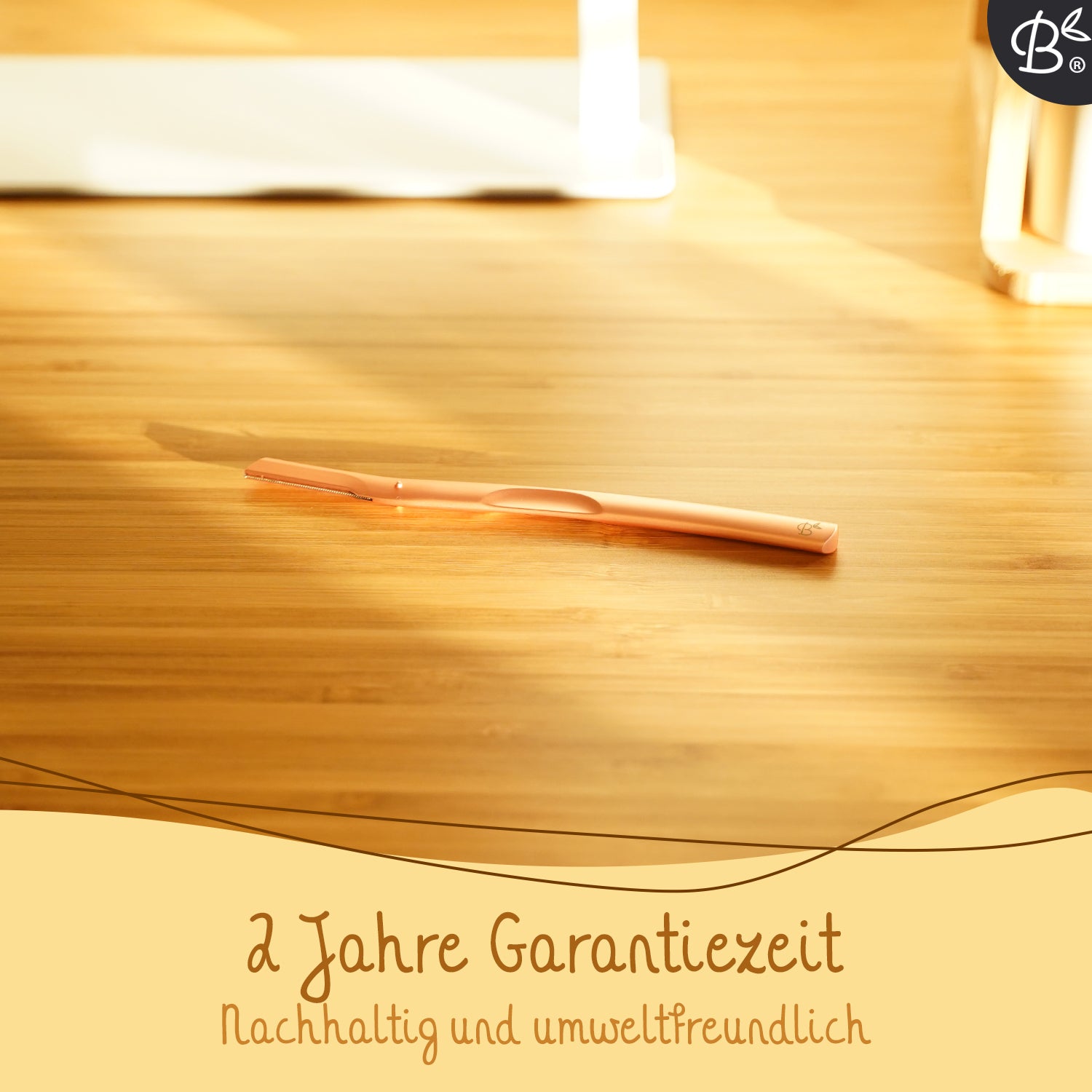 Bamboozy Metall Dermaplaning Augenbrauen Gesichts-Rasierer