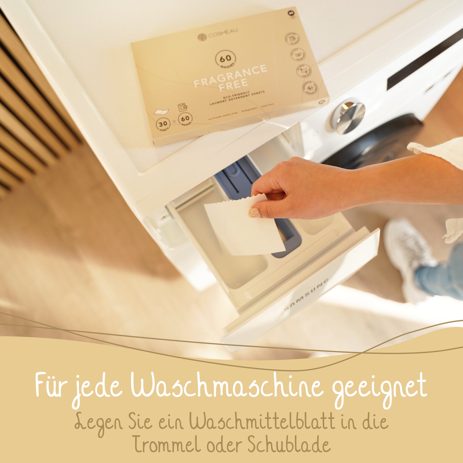 Cosmeau Waschmittelblätter Umweltfreundlich