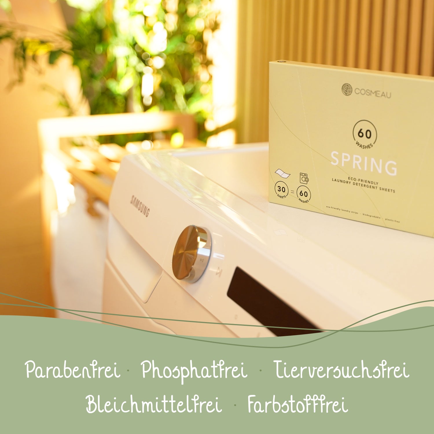 Cosmeau Waschmittelblätter Umweltfreundlich