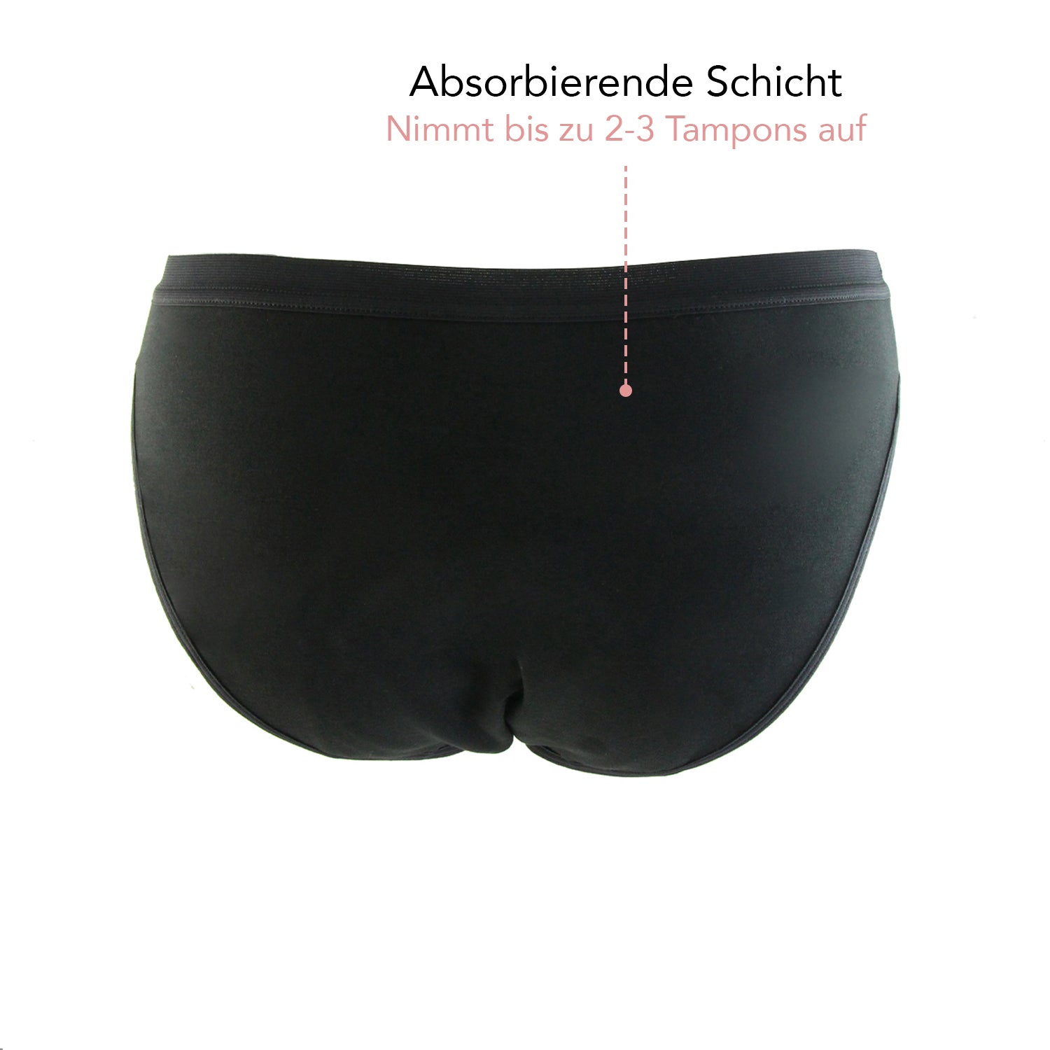 Bamboozy Menstruationsunterwäsche Style 1 Basic Jasmine