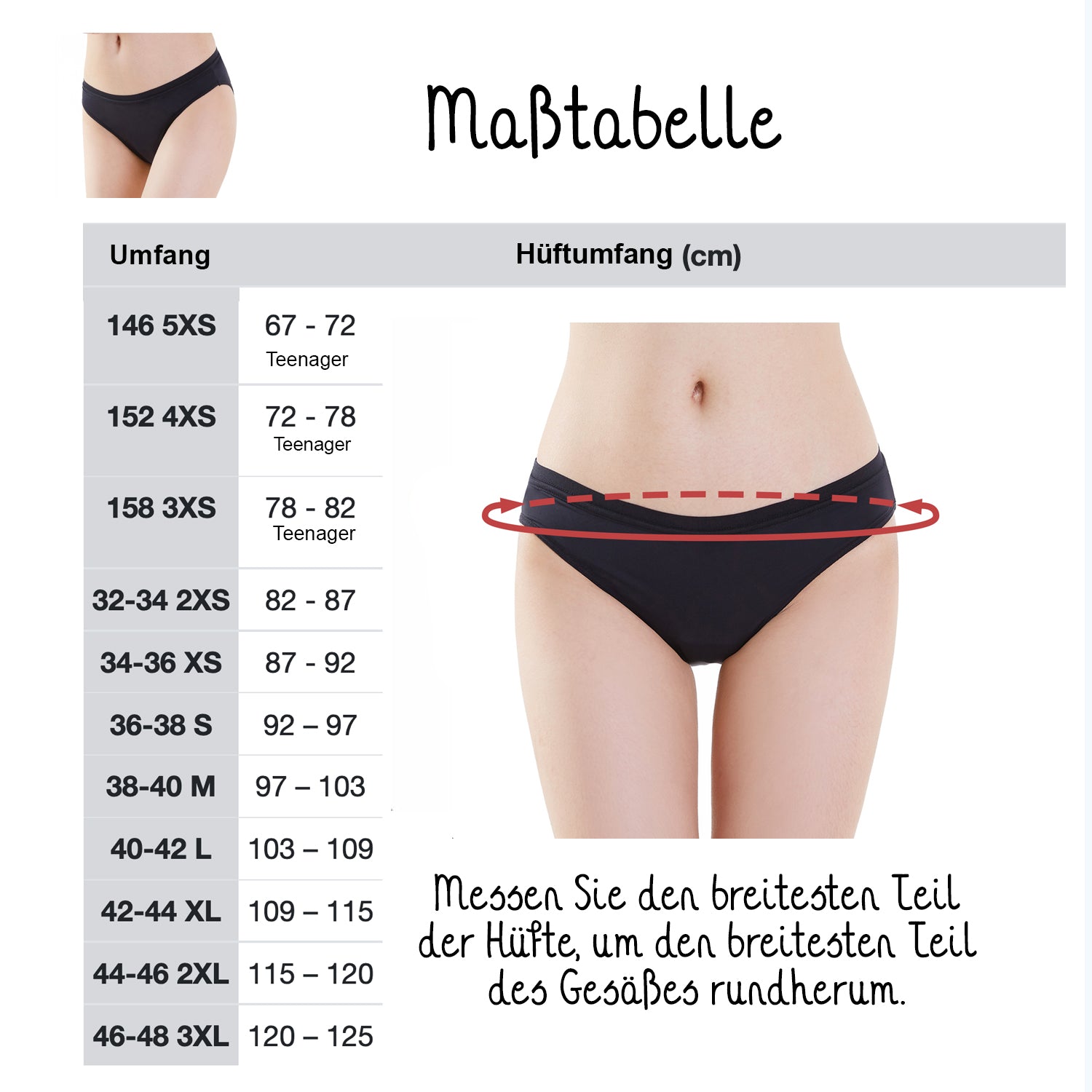 Bamboozy Menstruationsunterwäsche Style 1 Basic Jasmine