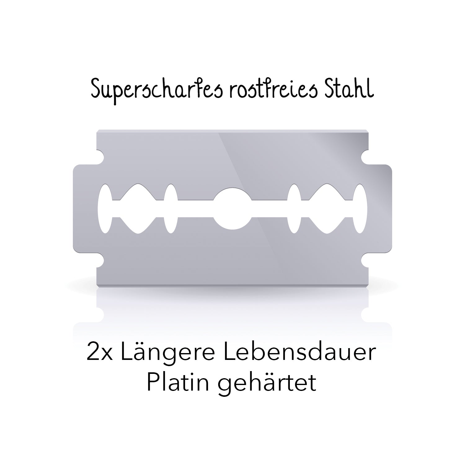 Cosmeau Rasierhobel Klingen Schärfe 1 für Anfänger 50x