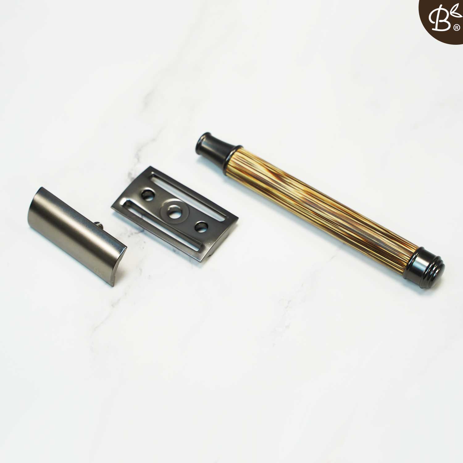 Safety Razor Bamboo Thin Handle Grip test