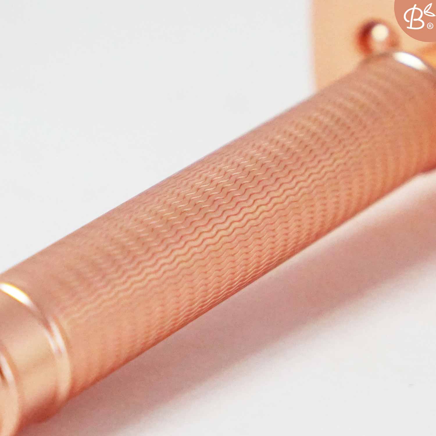 Bamboozy Safety Razor Rose Gold Gift Set with Shaving Brush
