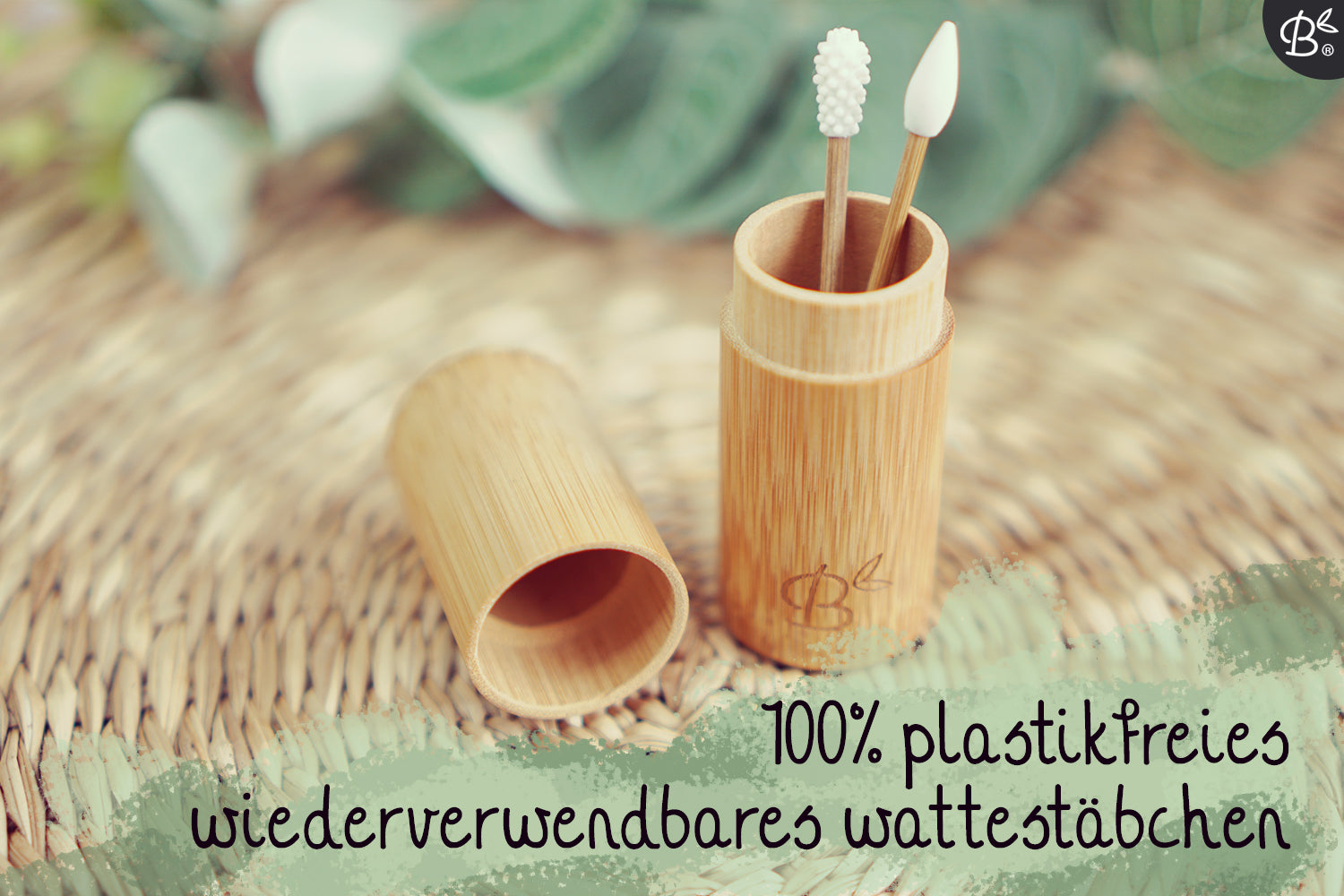 🌍 The First 100% Plastic-Free Reusable Bamboo Cotton Swabs