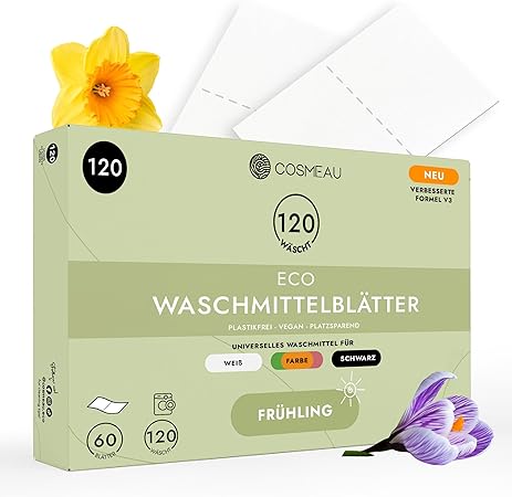 Cosmeau Waschmittelblätter Umweltfreundlich