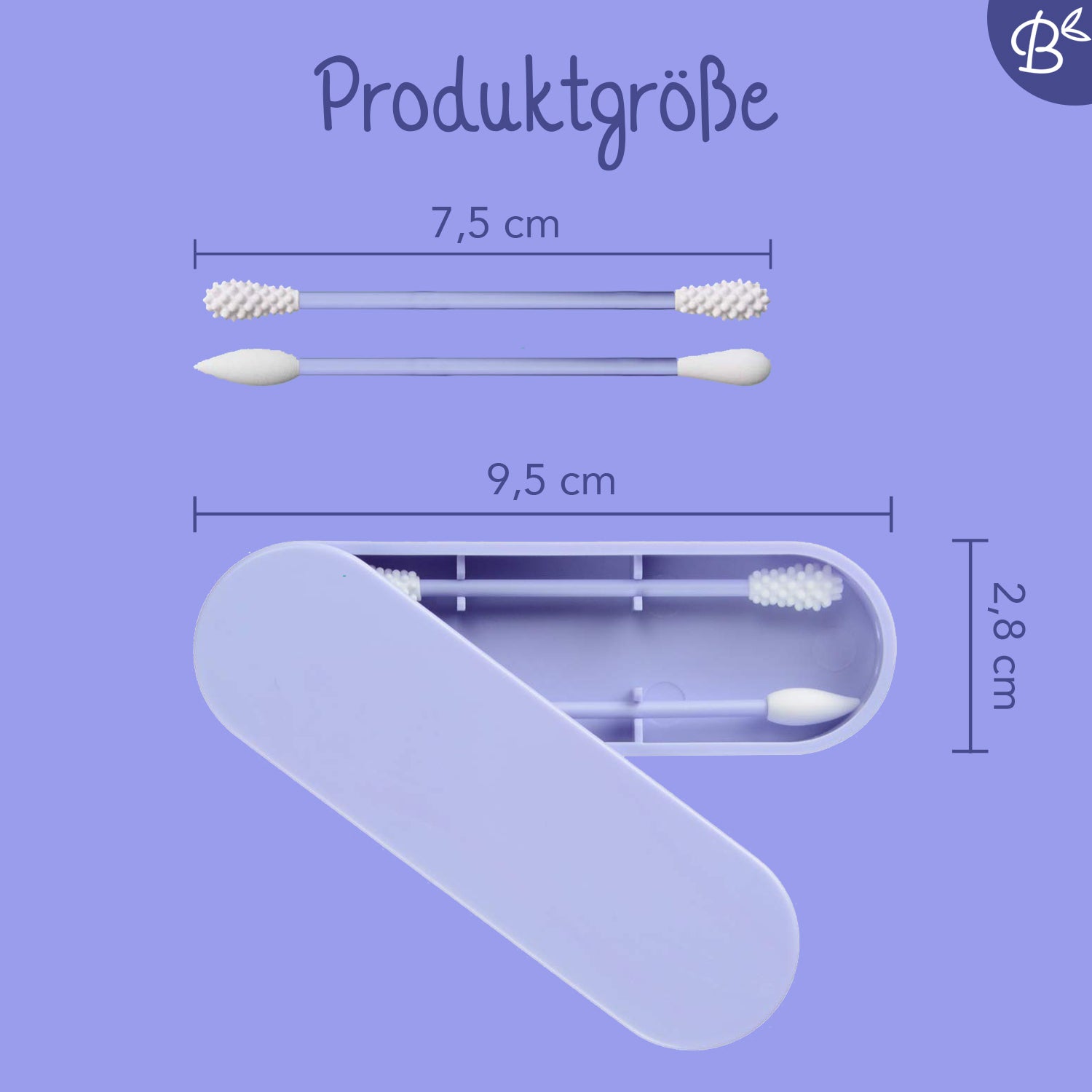 Wiederverwendbare Wattestäbchen 2er-Pack