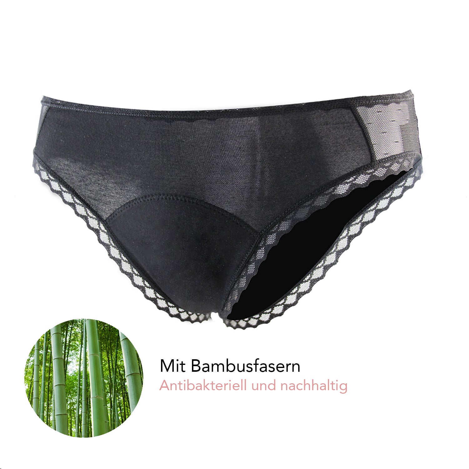 Bamboozy Menstruationsunterwäsche Style 2 Bambus Lily