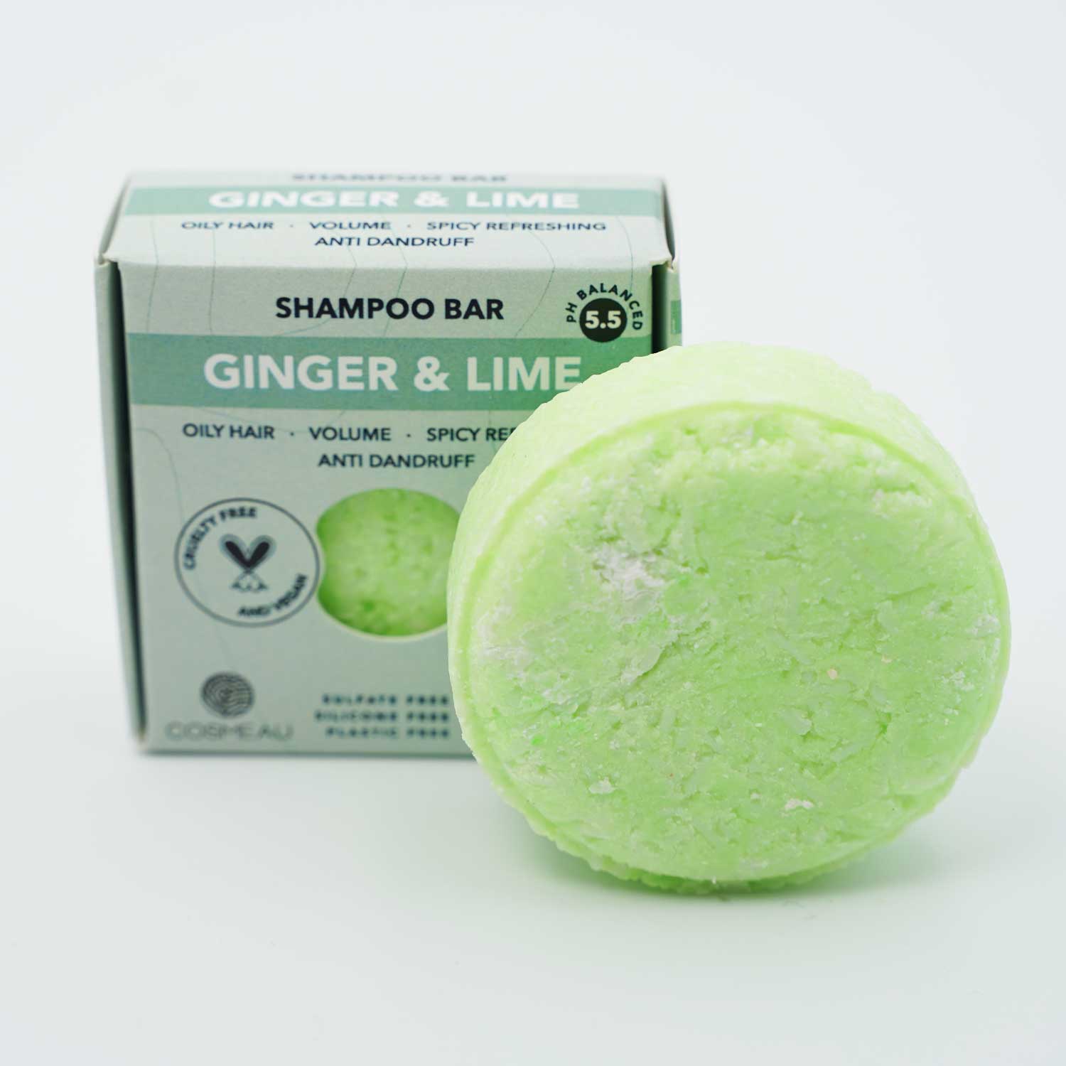 Cosmeau Shampoo Bar Ginger & Lime 65g